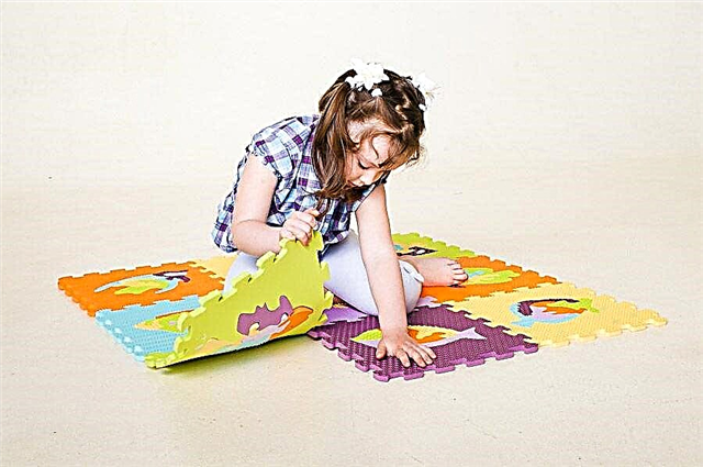 Vaikiškas galvosūkių kilimėlis