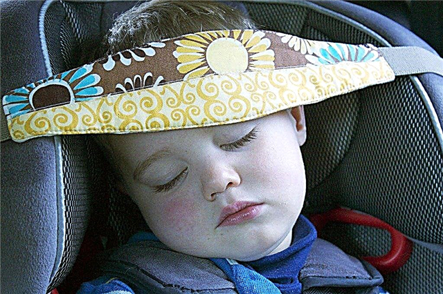 Bøjle til hovedet på et barn i et bilsæde: hvad er det til, og hvordan man laver det?
