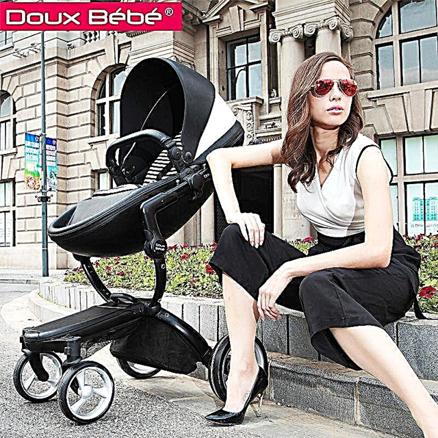 Characteristics and features of the choice of strollers Doux Bebe 