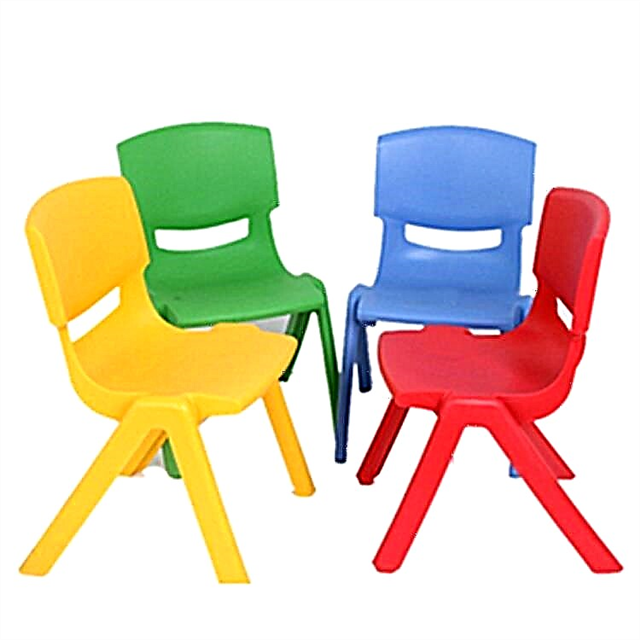 Detská plastová stolička: typy a vlastnosti