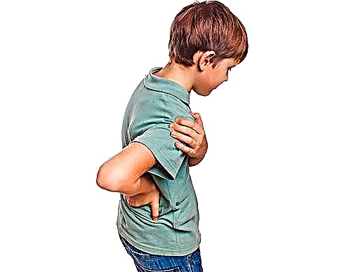 Što učiniti ako dijete boli u leđima i što uzrokuje bol?