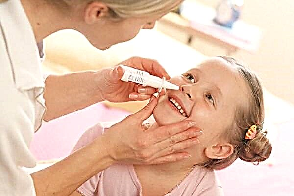 Vasoconstrictor nose drops for children