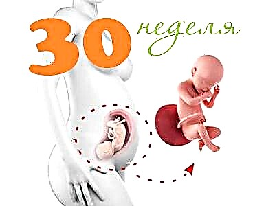 Vývoj plodu po 30 týdnech těhotenství