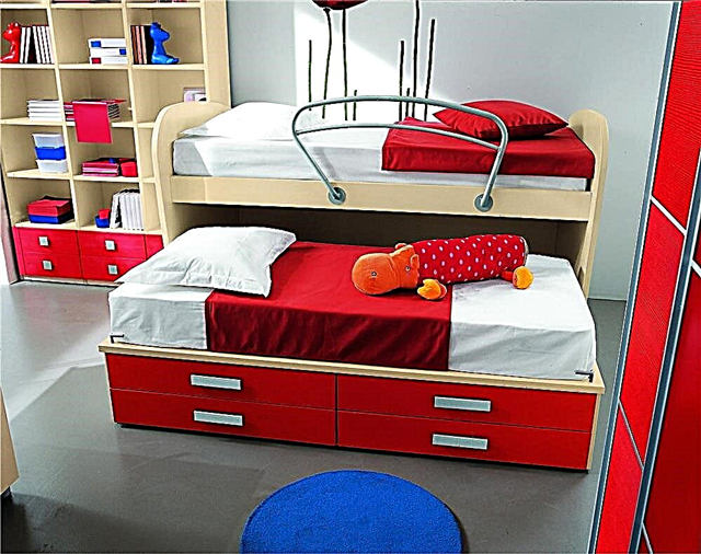 Rozkładane łóżko dla dwójki dzieci 