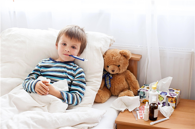 How to distinguish a viral infection in a child from a bacterial one?