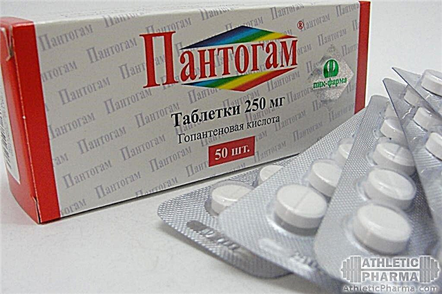 Tablete Pantogam pentru copii: instrucțiuni de utilizare