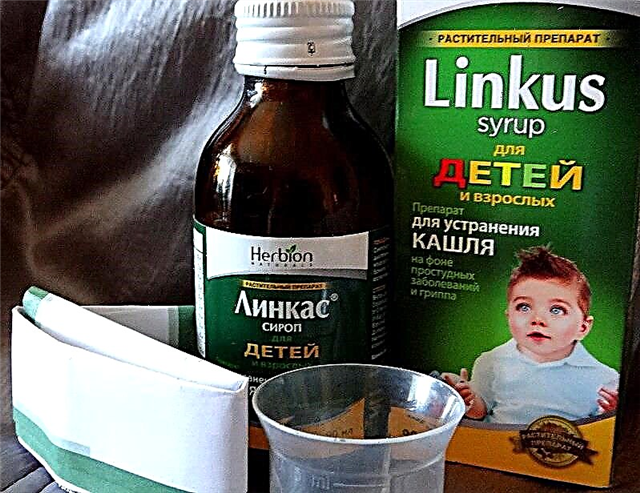 Linkas cough syrup for children: instructions for use