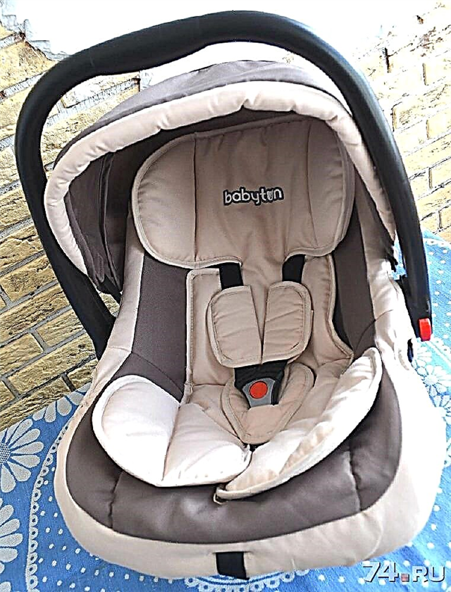 Spädbarnsstol Bebeton: barnets komfort och säkerhet