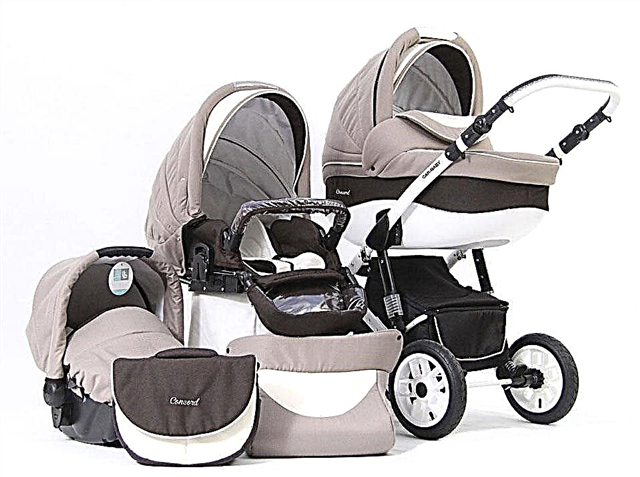 Concord bebek arabaları: sıra ve seçim özellikleri