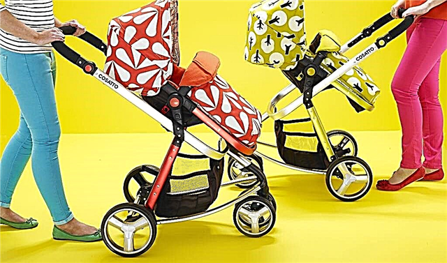 Cosatto bebek arabaları: model çeşitleri ve özellikleri