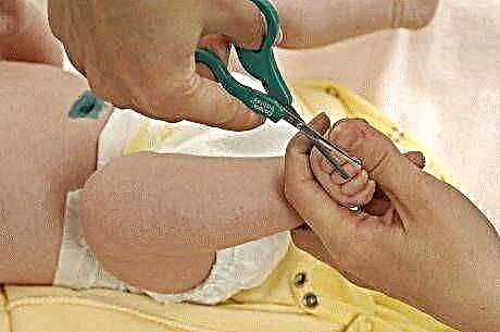 Child's nail care. How to properly care for and trim your newborn baby's nails