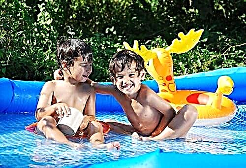 Vaikiški pripučiami ir rėminiai baseinai vasarai vasarnamiams