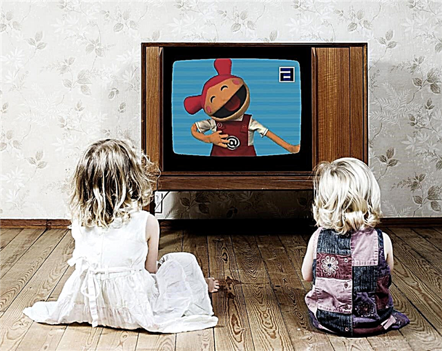 Ska barn sätta på TV: n?