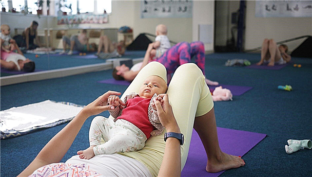 Fitness koos beebiga: 6 harjutust emale ja beebile piltidel