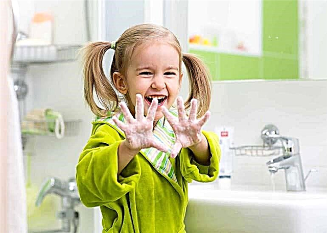 Kuidas õpetada ja õpetada last korralikult käsi pesema