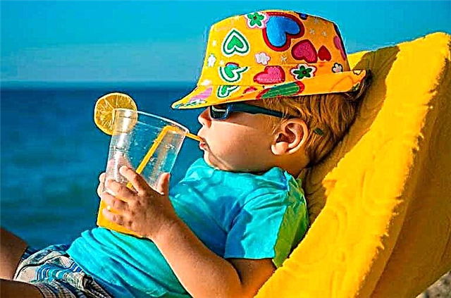 How to help a child in the summer heat